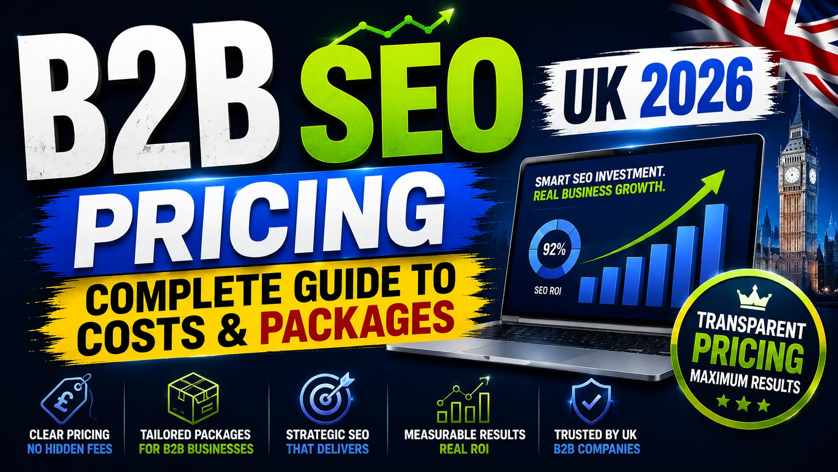 B2B SEO Pricing UK 2026